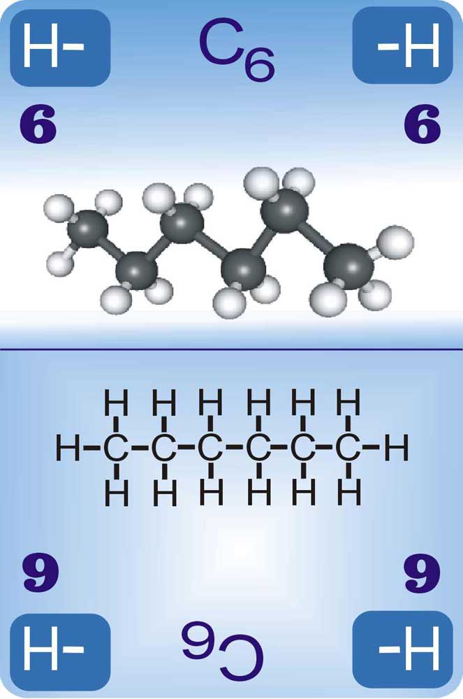 Chemundo Spielkarte Hexan