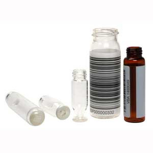 Vials mit Siebdruck
