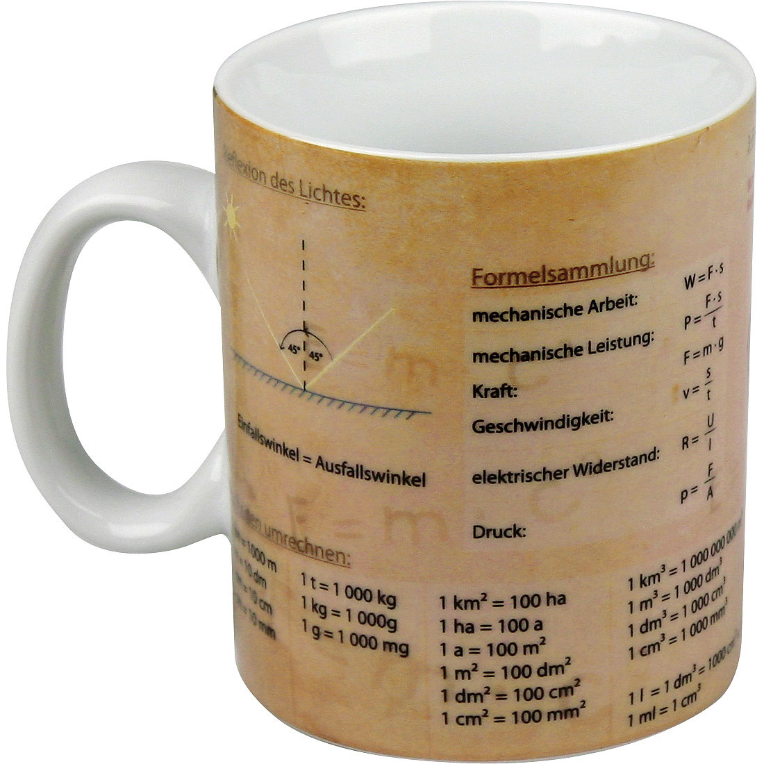 Kaffee-Mug, Kaffeebecher Physik, Physikerinnen, Physiker, Naturforscher, Naturwissenschaftler