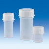 VITLAB® Probendosen mit flüssigkeitsdichten Schraubkappen aus transparenten PP