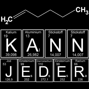 Chemie-Oberteile für Nerds Ausschnitt T-Shirt Hexen kann jeder