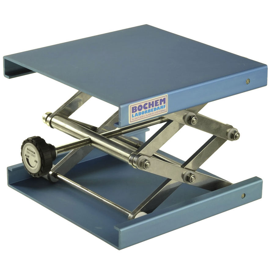 wissenschaftliche Scheren-Hebebühne erweiterbarer Hub-Höhenbereich 80 mm 326 mm Aluminiumoxid-Laborwagenheber-Scherenständer LabZhang 20,3 x 20,3 cm Labor-Hebebühne maximale Traglast 50 kg wissenschaftliche Scheren-Hebebühne erweiterbarer Hub-Höhenbereich 80 mm 326 mm Aluminiumoxid-Laborwagenheber-Scherenständer LabZhang 20,3 x 20,3 cm Labor-Hebebühne maximale Traglast 50 kg