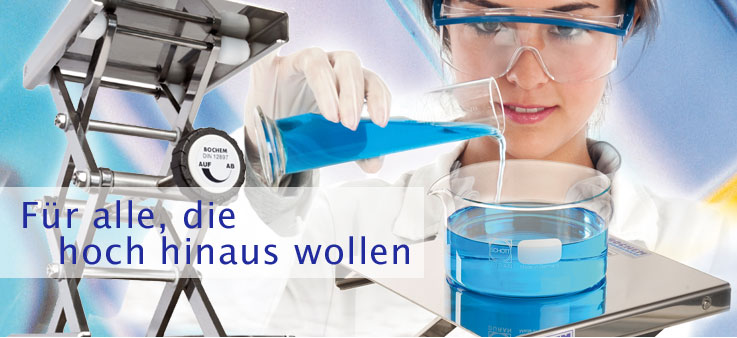 Autoklavierbare Labor-Hebebühnen aus Edelstahl eine Idee von chemoLine