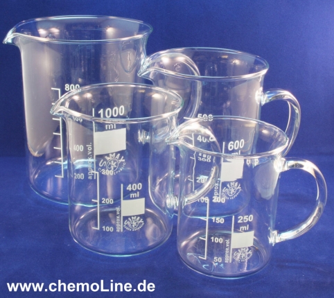 Laborkaffeekanne gleich 1L SIMAX® -Borosilikatglas 3.3 Becherglas mit Henkel Laborkaffeekanne gleich 1L SIMAX® -Borosilikatglas 3.3 Becherglas mit Henkel