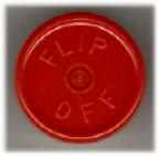 20mm Flip-Off Kappe, Mittelabriss, rot 20mm Flip-Off Kappe, Mittelabriss, rot