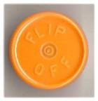 20mm Flip-Off Kappe, Mittelabriss, gelb 20mm Flip-Off Kappe, Mittelabriss, gelb