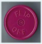 20mm Flip-Off Kappe, Mittelabriss, violett