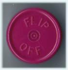 20mm Flip-Off Kappe, Mittelabriss, violett 20mm Flip-Off Kappe, Mittelabriss, violett