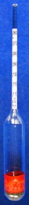 Dichtemessgerät Aräometer Dichte spindeln, Senkwaage, Senkspindel, Hydrometer