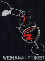 Krawatte –Weinanalytiker- für Weinliebhaber ,  Krawattenträger mit den Berufen in der  Weinbranche wie,  Winzer, Weinbauer, Önologen, Kellermeister, Flying Winemakers