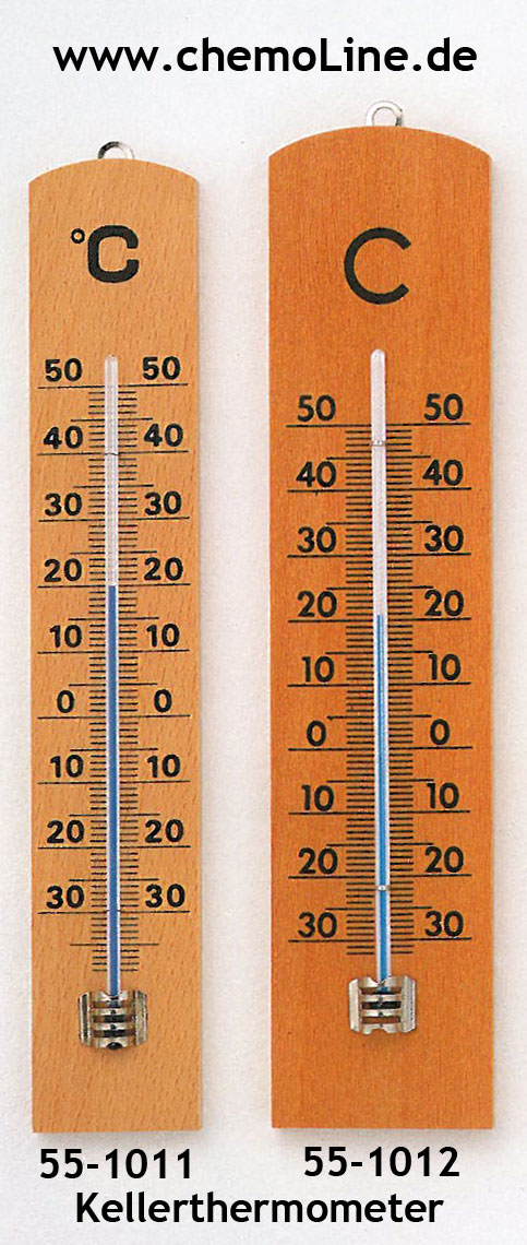 quecksiberfreie Keller-Thermometer mit Öse zum Aufhängen , Anzeige in Grad Celsius bei Kellerthermometern