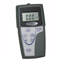 Hand-Leitfähigkeitsmessgeräte EC-220-2 Leitfähigkeit und Temperatur messen