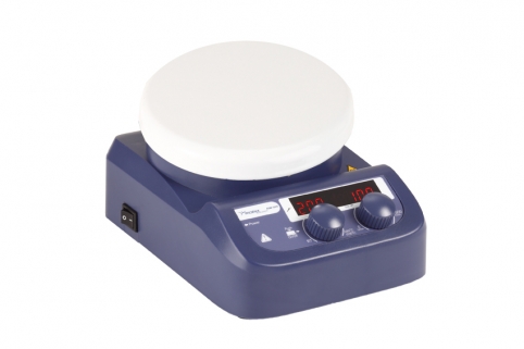 preisgünstige digitale Magnetrührer mit Heizung und Porzellanplatte RSM10HP