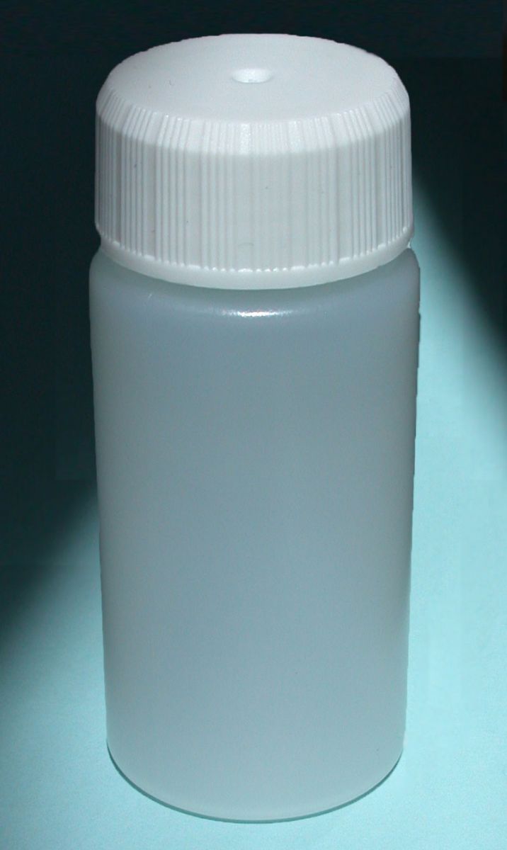 20ml Plastik-Mehrzweckflaschen sind Gewindeflaschen inklusive weißen Schraubkappen mit Innendichtkonus komplett aus PE-LD-Kunststoff 