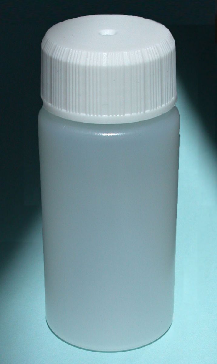 20ml Plastik-Mehrzweckflaschen sind Gewindeflaschen inklusive weißen Schraubkappen mit Innendichtkonus komplett aus PE-LD-Kunststoff 