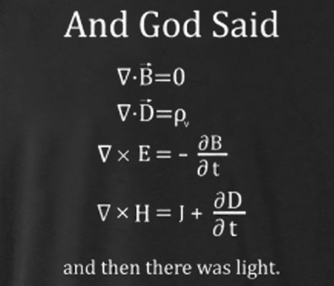 Physikerinnen-Shirt -And God said- für Physik Nerds -Geeks -Freaks