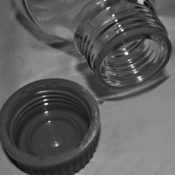 Laborflaschen, GL45-Gewinde, Klarglas, Laborglas-Borosilikatglas-3.3