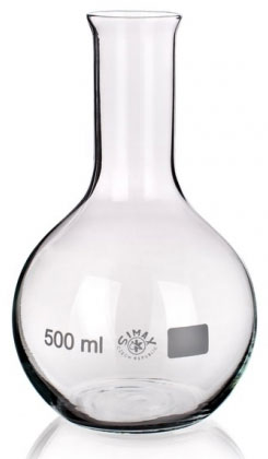Standkolben Stehkolben aus SIMAX-Laborglas mit Bördelrand ideal für Korkstopfen oder Gummistopfen