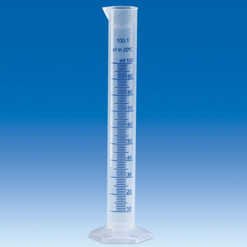 Globalflashdeal Messzylinder Hoch 31.5 cm 250 ml Kunststoff graduierte Fluessigkeiten Fuer die Messung 