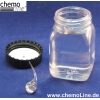 Mit Wasser* gefüllte Weithalsflasche mit gelochtem Deckel und einem BatavischenTropfen (Bologneser Träne) bereitlegen. 