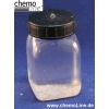 40-0002 100 ml transparente Weithals PETG -Flasche mit gelochtem Deckel
