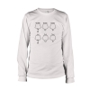 Farbe: weiss 5-Ring Heterocyclen - Longsleeves für Nerds