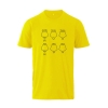 Farbe: gelb 5-Ring Heterocyclen - T-Shirts für Nerds